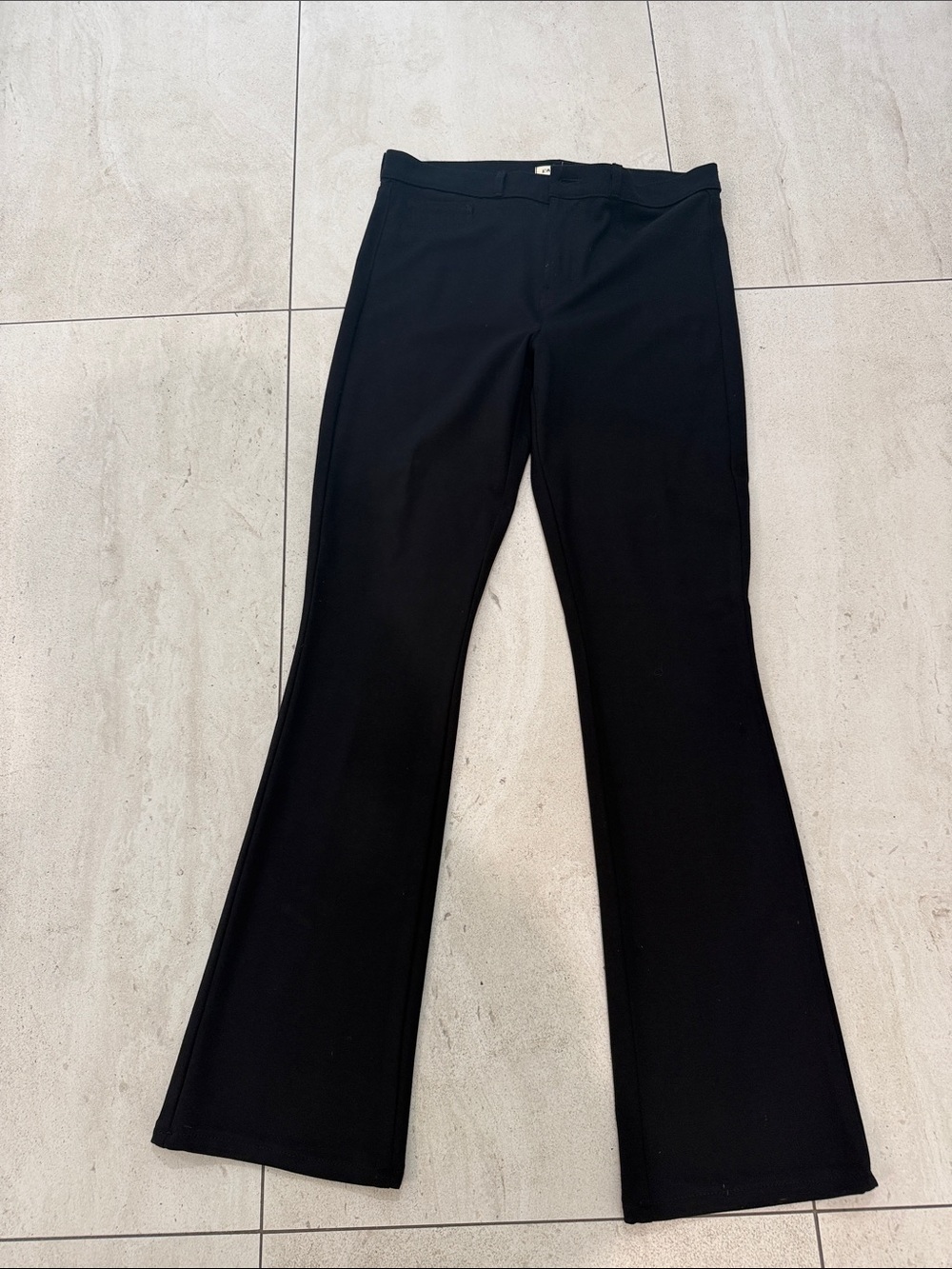 L'AGENCE Black Flare Knit Pants